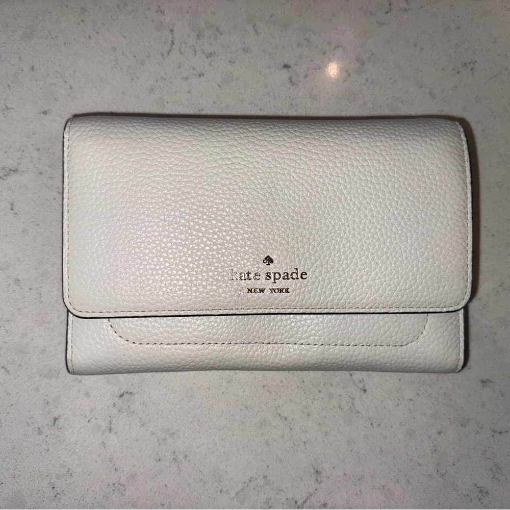 Kate Spade Harlow Wallet - White Dove